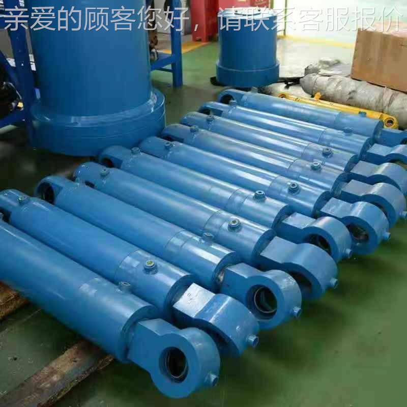 液油缸厂双式液压压缸BYC200吨耳伸缩升程降式前法兰式工重型油缸