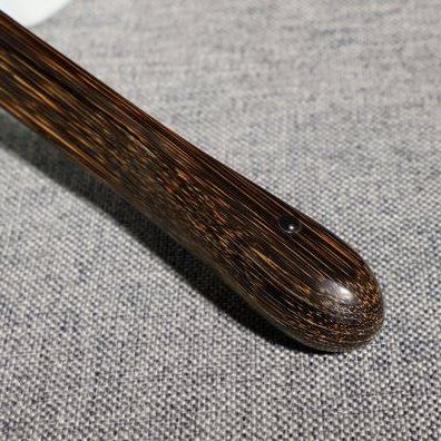 施手工全大寸文玩折扇贵妃扇扇子芯茄竹男夏季棕复古中国风骨头95