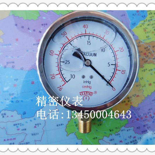 MM－0立式真空表in负压表真空6cm0300Hg10耐震~7，耐震Hg~/-