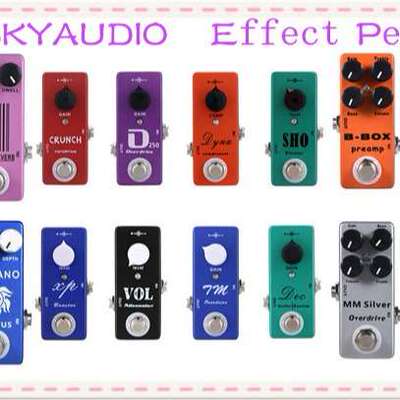 moskyaudio 迷你吉他效果器，效果器电源 等