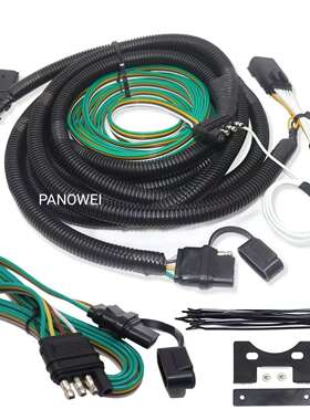 58964 适用18-23 Jeep吉普牧马人 JL 吉普角斗士 4针拖车牵引线束