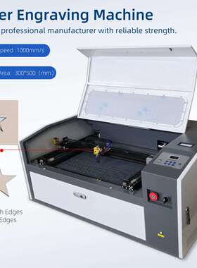 Desktop Laser Engraver with Co2  Laser cutting Machine M3050