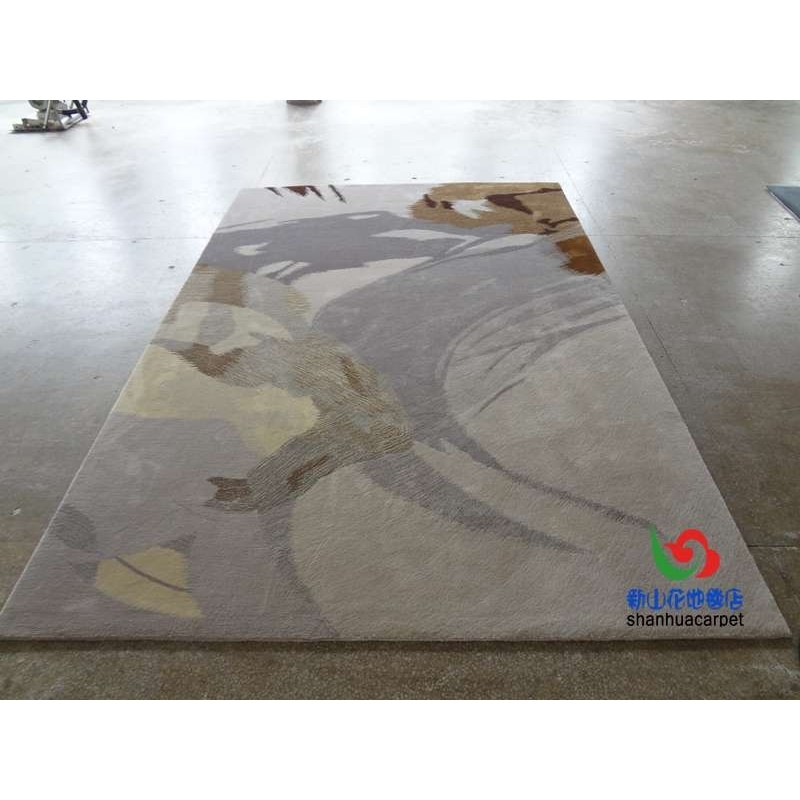 新中式抽象水墨画手工腈纶样板房客厅茶几地毯书房卧室大厅办公室,玩具/童车/益智/积木/模型,遥控车升级件/零配件,淘宝优惠券,粉丝福利购,淘宝优惠卷