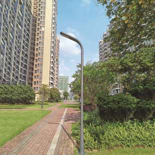 庭院灯户外防水单头景观灯中式现代园林别墅花园灯柱高杆led路