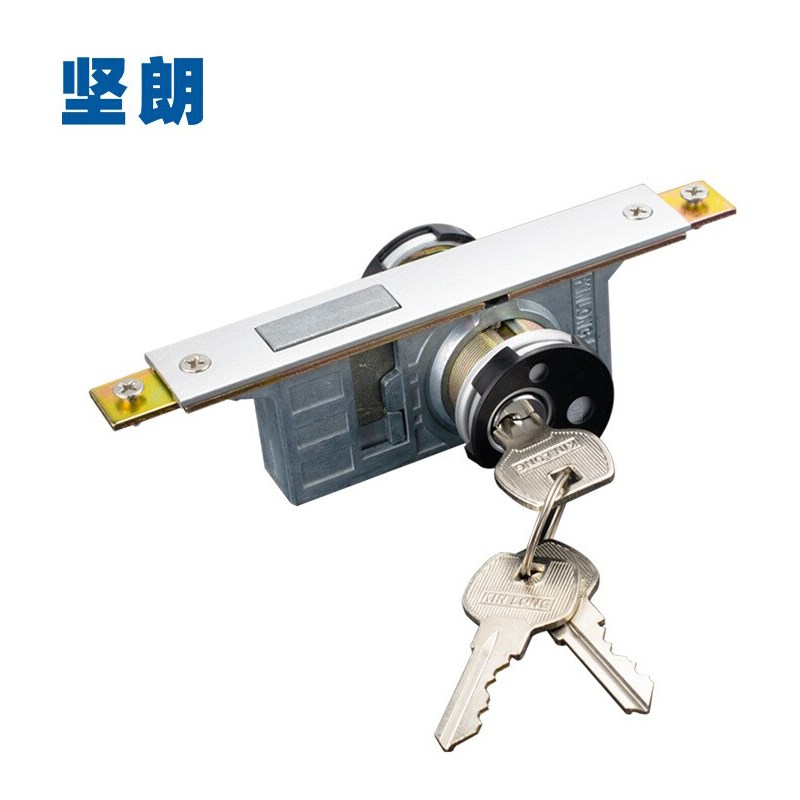 坚朗型材门地锁WM1251250不锈钢门中间门锁包边肯德基玻璃门地锁图片