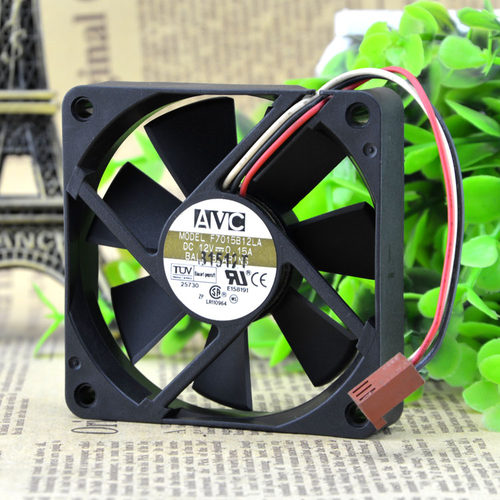原装AVC 7015 F7015B12LA 12V 0.15A cpu滚珠散热风扇 70*70*15MM