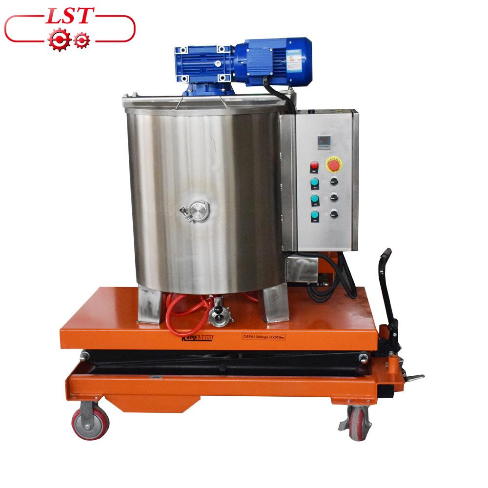 成都全自动巧克力供料系统可移动式保温缸50L-5T厂家直