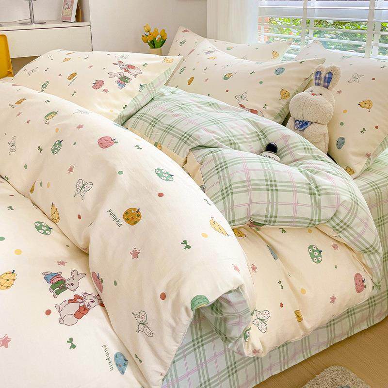 纯棉被套单件2025新款小清新全棉200x230cm宿舍单独被罩被单双人