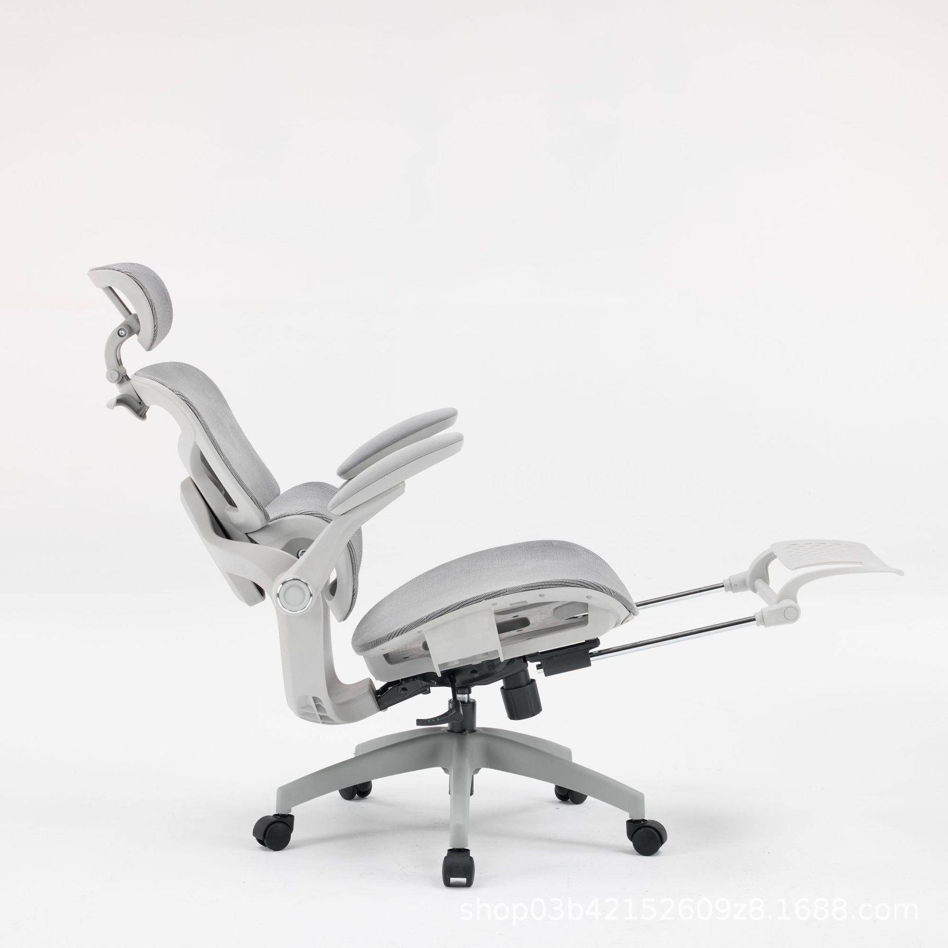 安吉人体工学椅电脑椅子久坐办公椅可躺两用办公室转椅子电竞椅子