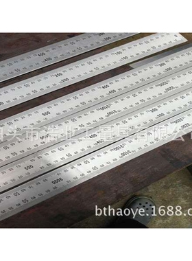 2500mm  4米 500cm 不锈钢直尺 方管标尺 折叠尺 公英制钢板尺