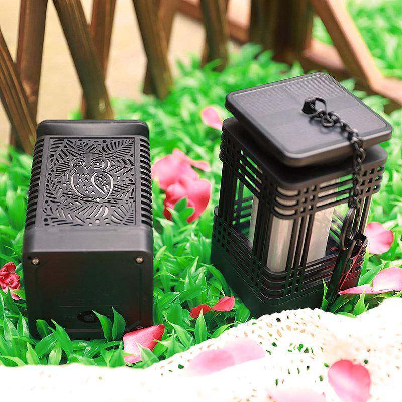 太阳能柱头灯围墙灯花园门柱灯方形景观庭院草坪灯户外别墅庭院灯