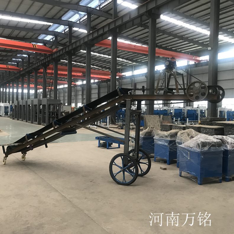 砖传砖车砖机装 输砖厂皮带空心免烧万砖式机河南机送铭移动装