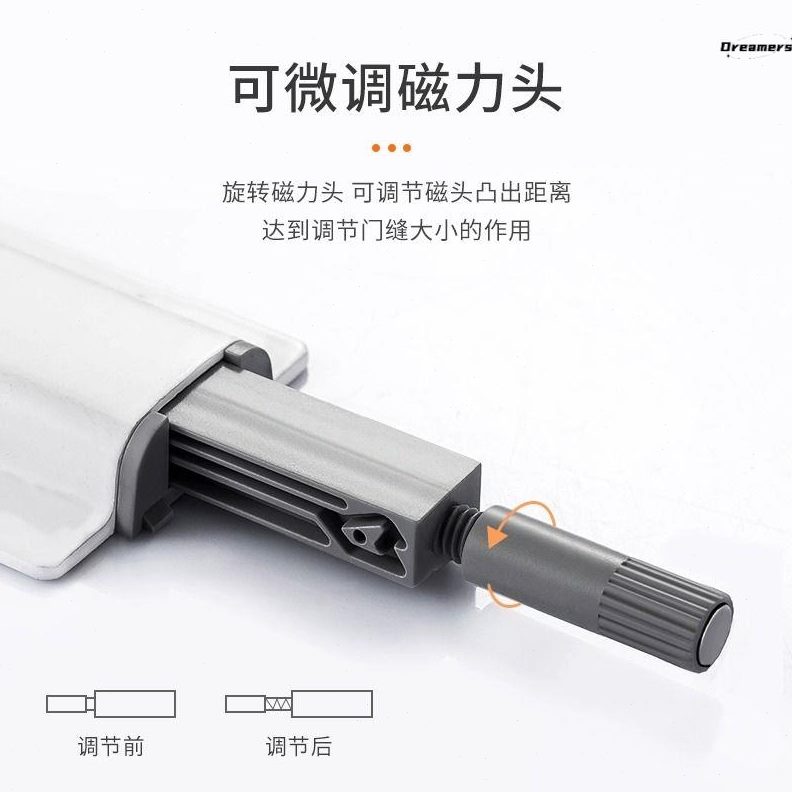 家拉手反弹器弹厂按压式抽屉隐形门开门自橱柜门免碰装器珠强磁