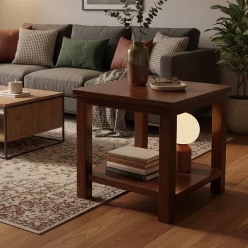 边几角几中式简约现代小桌子客厅阳台家用迷你小茶几床头柜小方桌