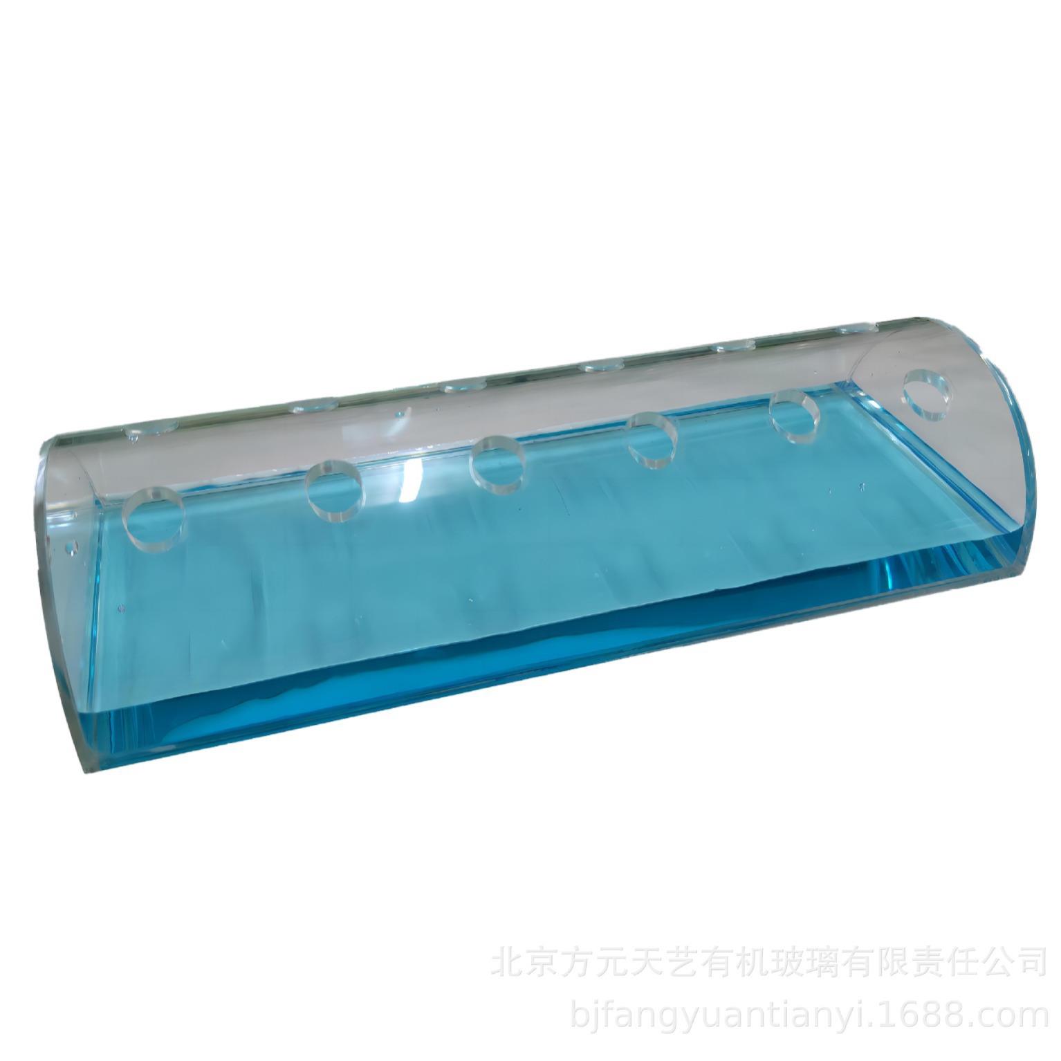 现货透明亚克力花盒九孔插花盒水培花艺婚礼宴会装饰摆件一件发货