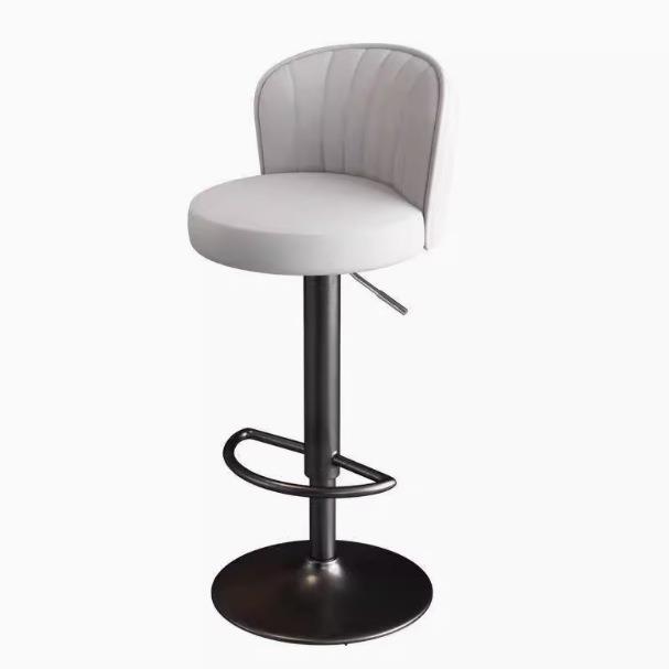 吧台椅高脚凳子靠背可升降旋转吧凳家用酒吧椅子收银柜台圆凳转椅