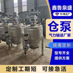 气力输送仓泵粉体气力输送设备不锈钢发送罐仓泵气力输灰仓泵