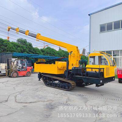 出口型履带式随车吊 全地形爬坡吊装自卸搬运车 园林绿化工程专用