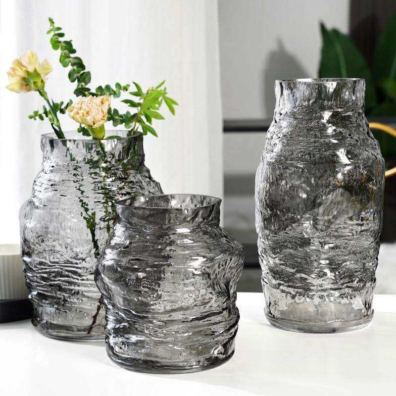 北欧轻奢现代简约玻璃花瓶原色水养鲜花客厅餐桌插花瓶装饰品摆件,鲜花速递/花卉仿真/绿植园艺,割草机/草坪机,淘宝优惠券,粉丝福利购,淘宝优惠卷