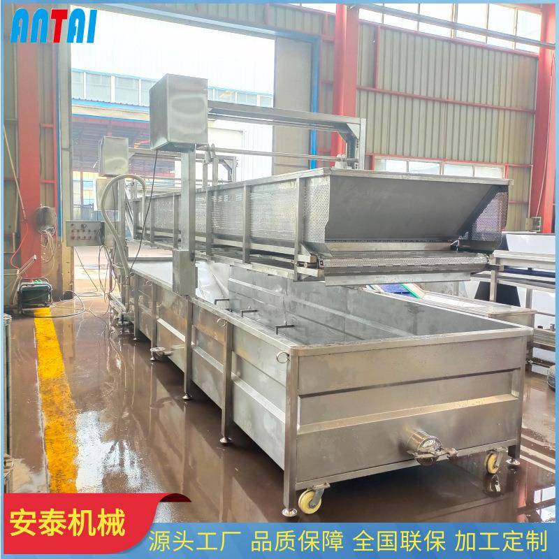 直销鸡爪冻品解冻清洗机机肉制品连续解冻机海鲜解冻终生保修