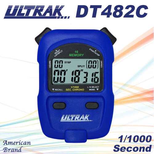 电子秒表DT482C定尔志ULTRAK奥赛克16道2排显示计时器千分一秒