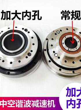 中空谐波减速器HS-20-80-U-III加大内孔非标加工LHSG32-100-C-III