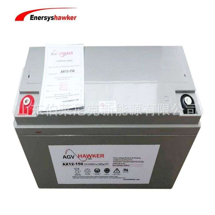 霍克蓄电池AX12-60 AGM铅酸蓄电池12V60AH 动力牵引车 洗地机