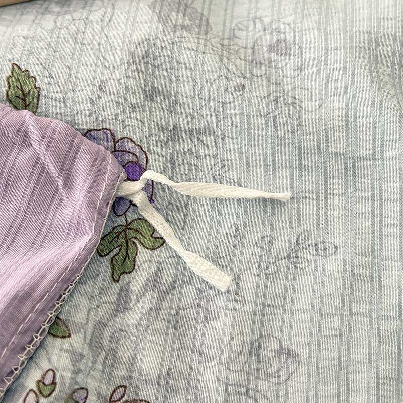 新款小竺棉四件套提花款母婴级床上用品三件套学生宿舍四件套
