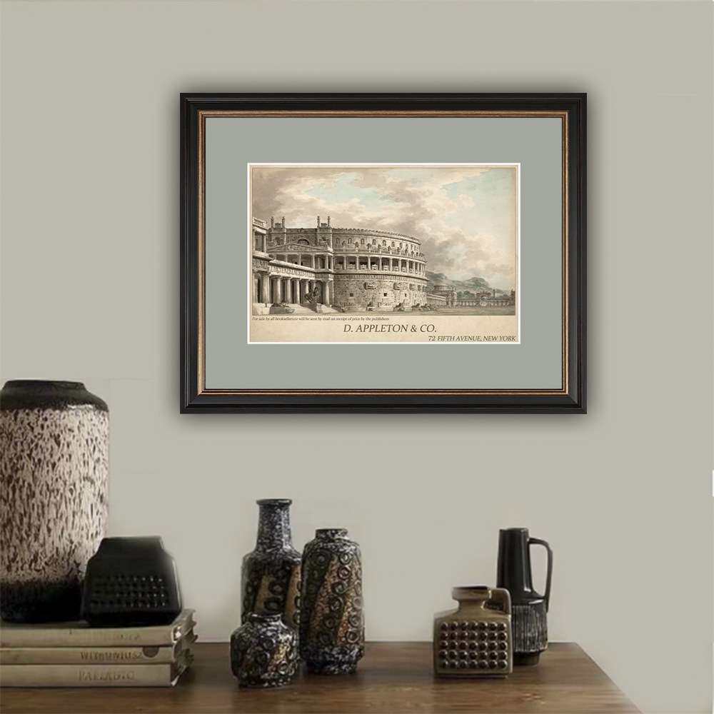 法式艺术客厅装饰画美式复古走廊书房卧室建筑挂画素描版画壁画