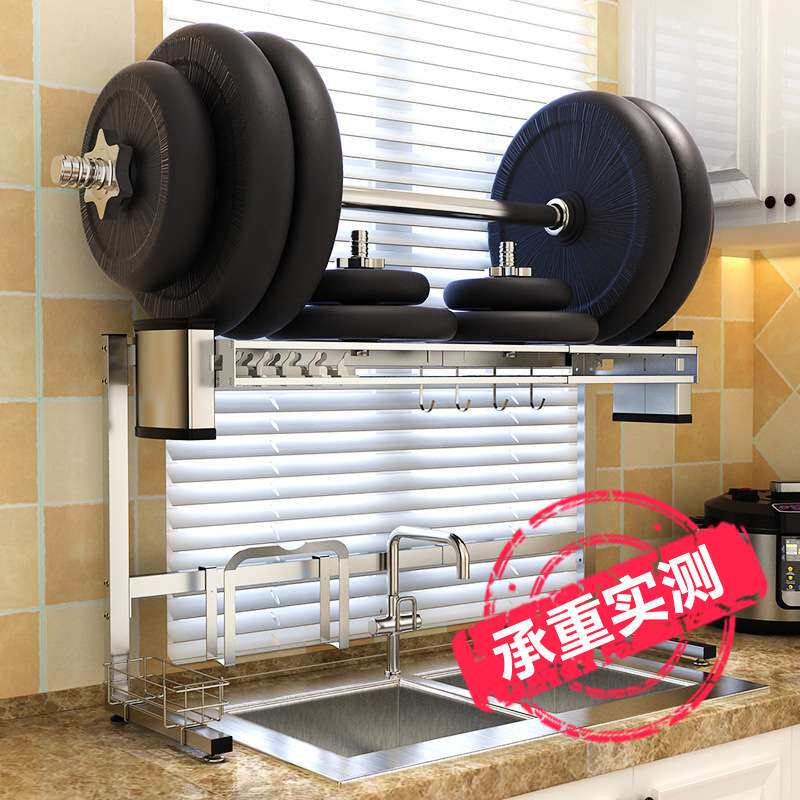 304不锈钢碗架水槽沥水架厨房置物架用品用具收纳架碗碟架省空间