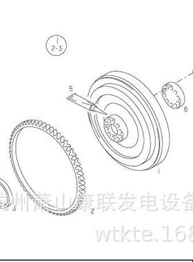 51.02301-7297 1 飞轮组件D2842LE203德国曼