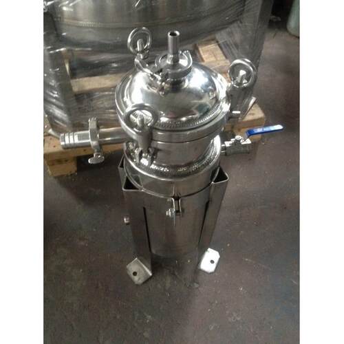 单袋过滤器1P4S 工业微型袋式水过滤器 304不锈钢精密过滤器