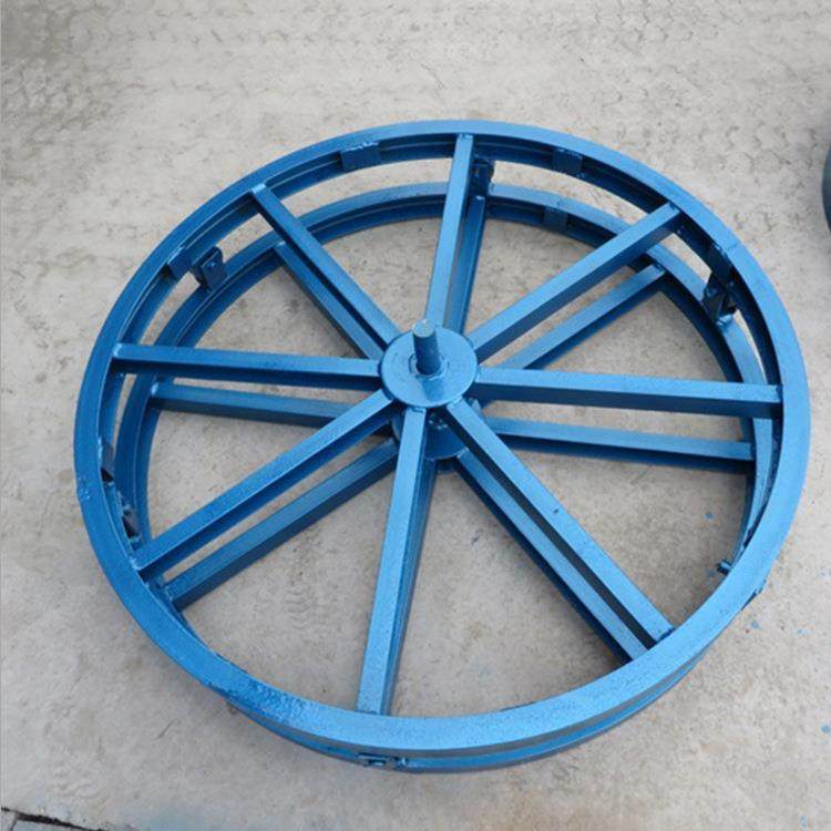 电力施工卧式放线盘槽钢带可带刹车放线盘钢丝绳放线盘