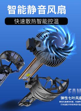 跨境汽车led大灯双铜管200w大功率H4H7锌合金解码led汽车大灯现货