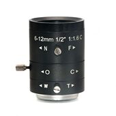 F检测2CA6工业镜头1像012mm口寸 机器视觉高清素手动 英万30变焦