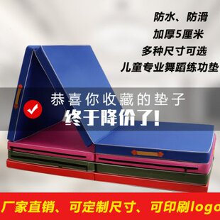 子体育中考仰卧起坐翻防垫专用折叠空技巧体操垫舞蹈垫子跳高学生