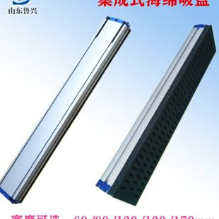 集成式真空气动海绵吸盘 长条方形木板纸箱石材码垛机机械手配件