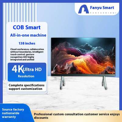 138 inch COB  LED display  interactive touch computer