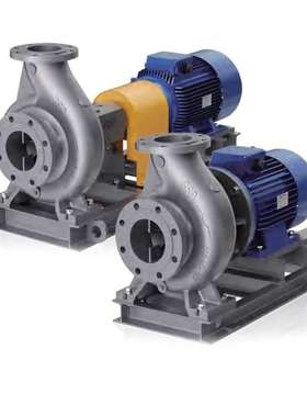 川源水泵新款，ISH,ISP50-32-125，单级卧式离心泵