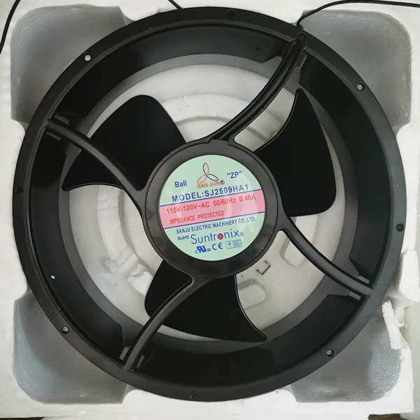 三巨SJ2509HA1 110V25489全金属工业电气柜散热风扇风机