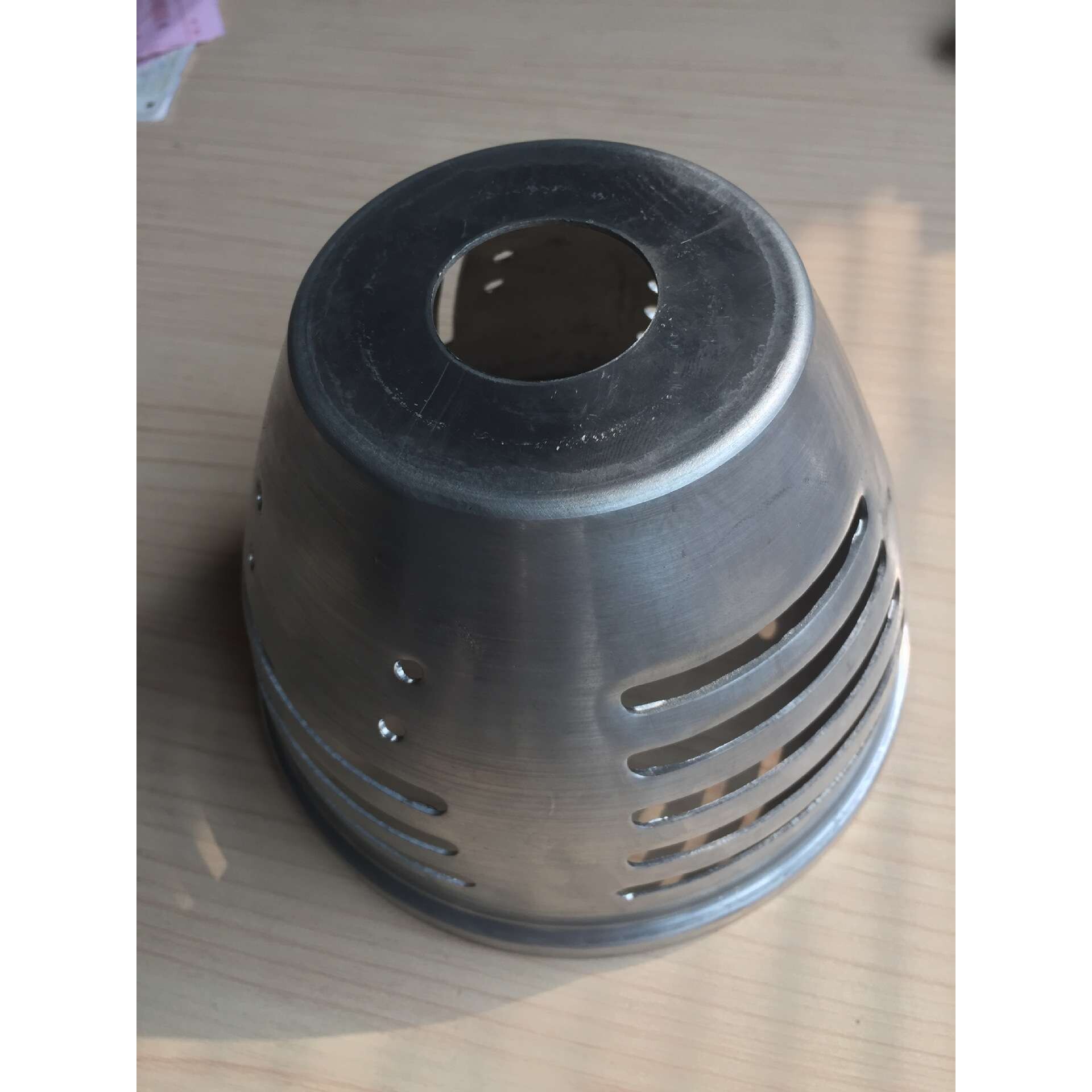 加工制做高品质LED灯 旋压照明灯铝罩圆形产品无缝焊接