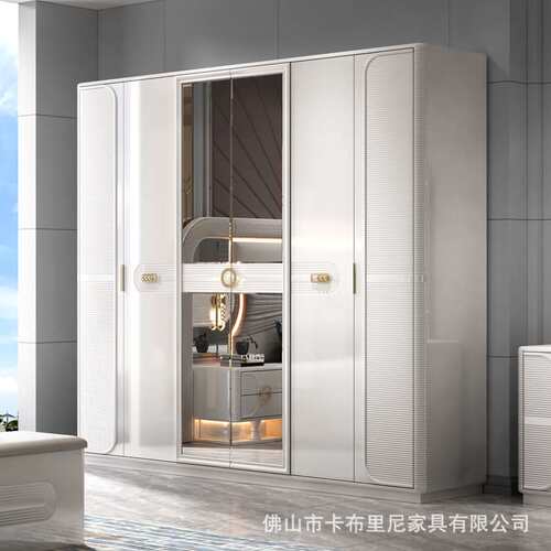 ensemble chambre à coucher luxe lit complet double moderne