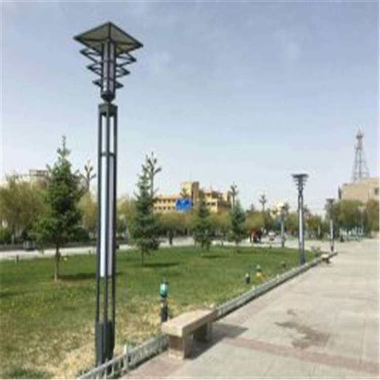 供应新款小区庭院灯 暖色光效庭院灯 5米广场景观灯 LED庭院柱灯