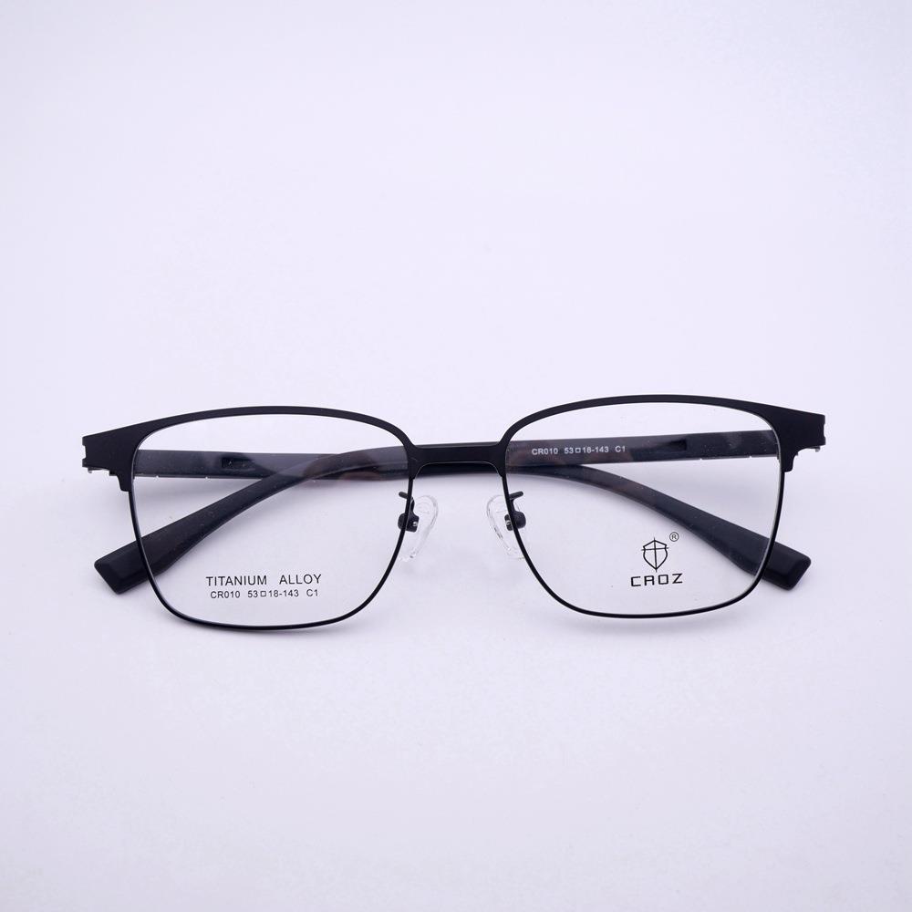 闪电补货通道CR010 商务休闲钢片眼镜架超弹TR腿