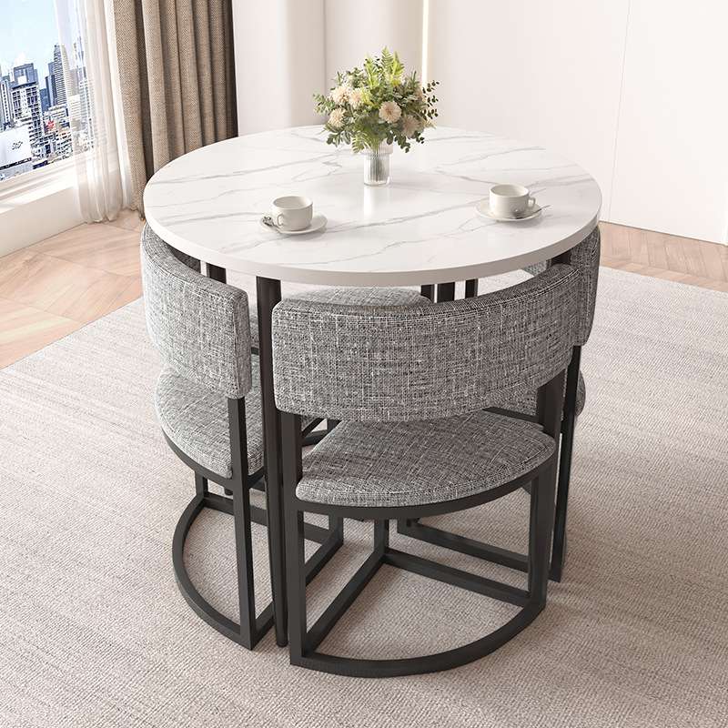 简约接待桌椅组合谈判洽谈桌阳台店面会客桌椅办公室休闲小圆桌椅