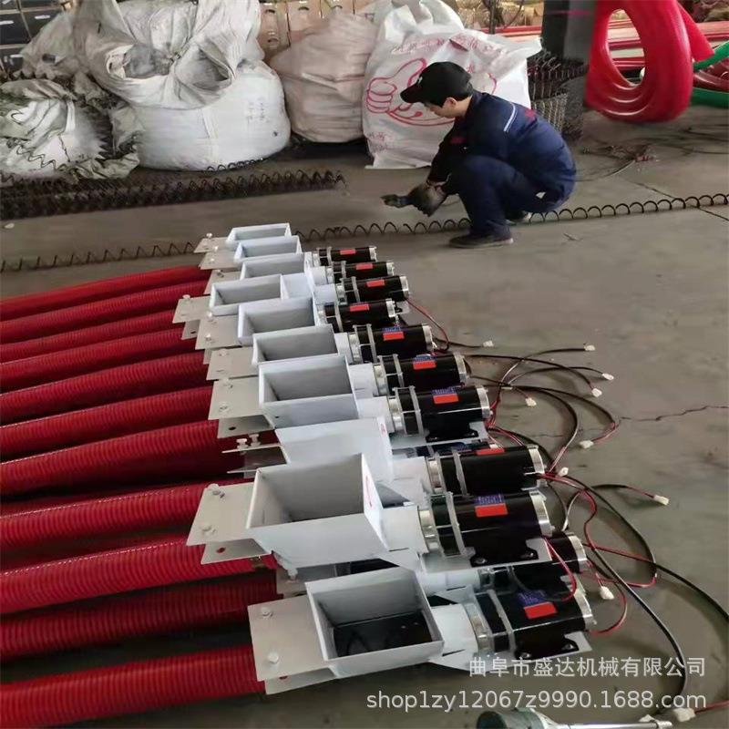 家用小型牛筋软管吸粮机现货4寸6米弹簧蛟龙运输机手电钻吸料机