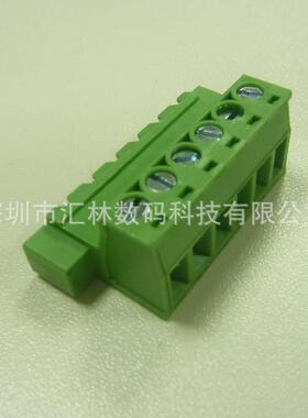 深圳汇林WF762-5.08mm法兰固定线线对接 插拔式接线端子