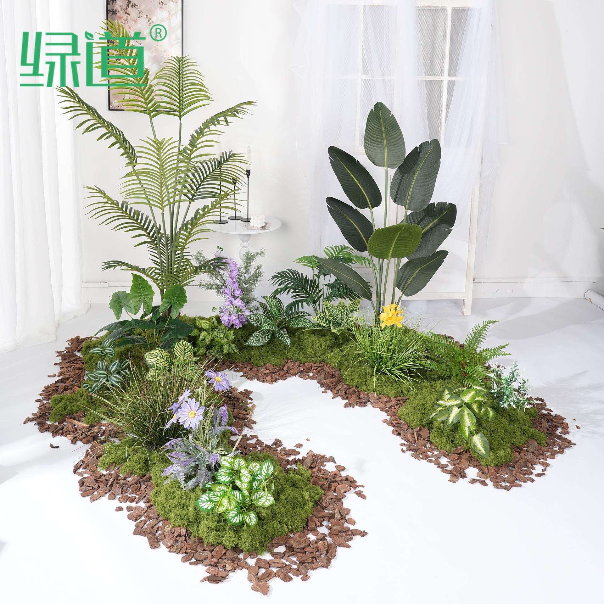 仿真绿植造景组合芭蕉树旅人蕉植物庭院组合氛围感装饰服装店橱窗