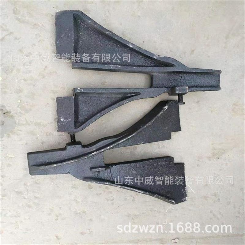 矿车轨道复轨器 铁路用人字形复轨机38/43kg钢轨全铸钢上道复轨器