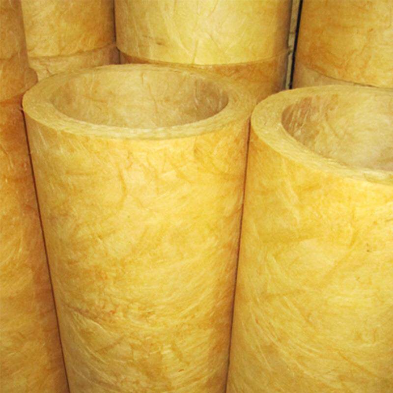 高密度玻璃棉管壳憎水阻燃玻璃纤维管保温管隔热铝箔贴面玻璃棉管